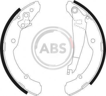 Комплект тормозных колодок A.B.S. A.B.S. 9042