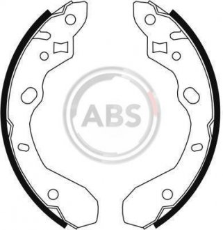 Гальмівні колодки (набір) A.B.S. A.B.S. 9066