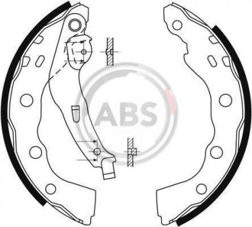 Тормозные колодки.) A.B.S. A.B.S. 9088