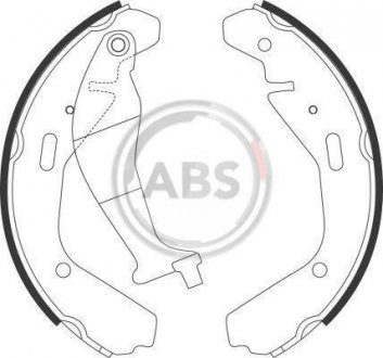 Тормозные колодки.) A.B.S. 9151