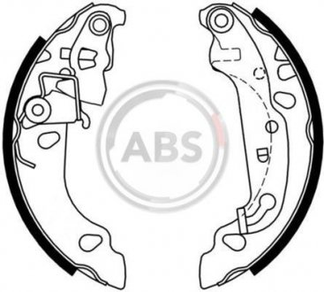 Гальмівні колодки (набір) A.B.S. 9166