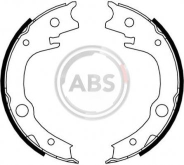 Тормозные колодки ручного тормоза A.B.S. A.B.S. 9182 (фото 1)