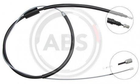 Трос ручного тормоза A.B.S. A.B.S. K13186