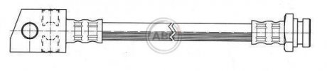Шланг тормозной A.B.S. A.B.S. SL3606