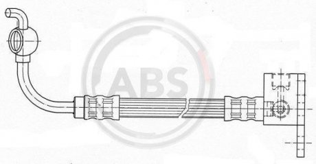 Шланг тормозной A.B.S. A.B.S. SL3763 (фото 1)