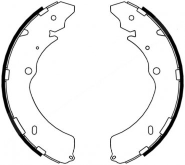 Комплект тормозных колодок ABE C09009ABE