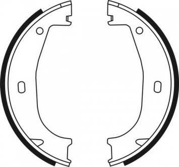 Гальмівні колодки, барабанні ABE CRB001ABE