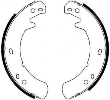 Гальмівні колодки, барабанні ABE CRI003ABE