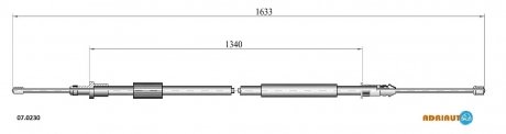 Трос ручного тормоза ADRIAUTO 070230