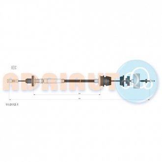 Тросик сцепления ADRIAUTO 11.0112.1