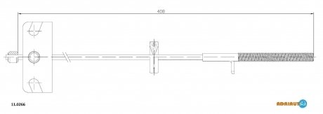 Трос зупиночних гальм ADRIAUTO 110266