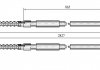 А_Трос тормозной FIAT Jumper all ch. 16158428-R-1/Ducato all ch 16158428-R/Boxer all ch16158 ADRIAUTO 1102841 (фото 1)