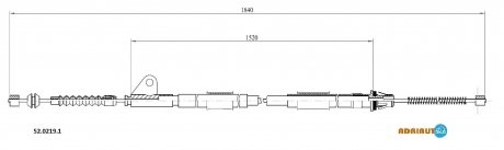 Трос зупиночних гальм ADRIAUTO 5202191 (фото 1)