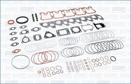 Комплект прокладок верхній (БЕЗ прокладки голови) включаючи кільця форсунок AJUSA 5015077AJ