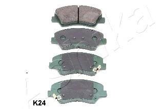 Комплект тормозных колодок, дисковый тормоз 50-0K-K24 ASHIKA 500KK24