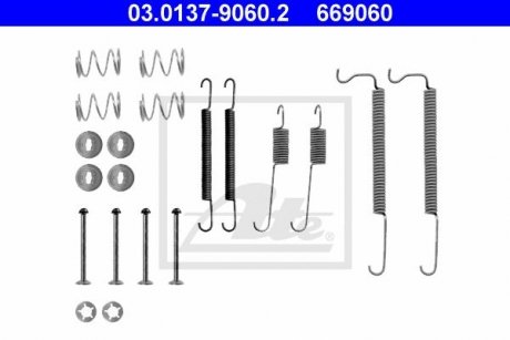 Монтажный набор колодки ATE 03013790602