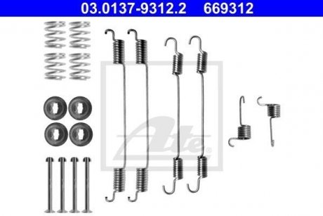 Комплектующие, тормозная колодка 03.0137-9312.2 ATE 03013793122