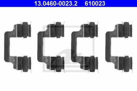 Р-кт зад. гальмівних колодок VW T-5 03- ATE 13046000232