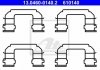 Гальмівні колодки (монтажний набір) ATE 13046001402 (фото 1)