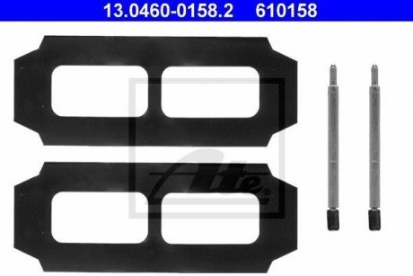 Комплектующие, колодки дискового тормоза 13.0460-0158.2 ATE 13046001582