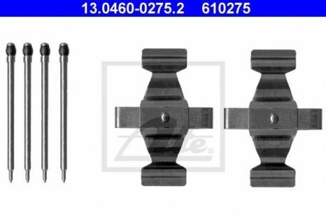 Комплектующие, колодки дискового тормоза 13.0460-0275.2 ATE 13046002752