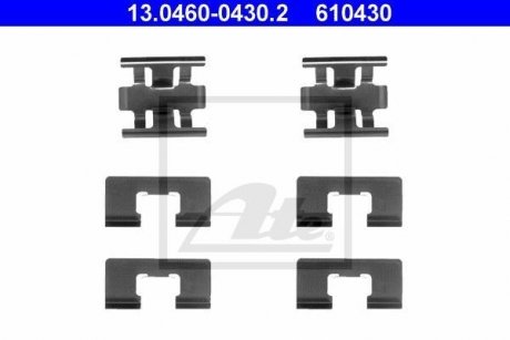 Комплектующие, колодки дискового тормоза 13.0460-0430.2 ATE 13046004302