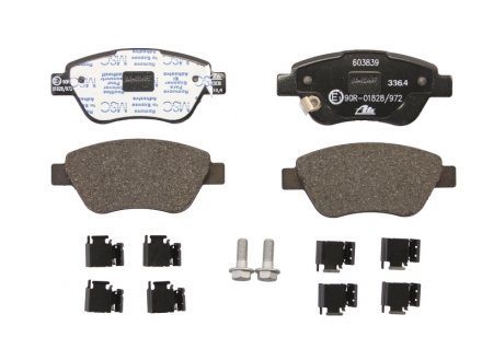 Гальмівні колодки, дискові ATE 13.0460-3839.2
