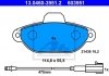 Комплект тормозных колодок, дисковый тормоз ATE 13.0460-3951.2 (фото 1)