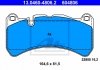 Комплект тормозных колодок, дисковый тормоз 13.0460-4806.2 ATE 13046048062 (фото 1)