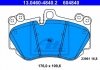 Комплект тормозных колодок, дисковый тормоз 13.0460-4840.2 ATE 13046048402 (фото 1)