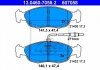 Тормозные колодки, дисковый тормоз (набор) ATE 13046070582 (фото 1)