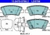 Комплект тормозных колодок, дисковый тормоз 13.0470-5786.2 ATE 13047057862 (фото 1)