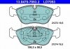 Комплект тормозных колодок, дисковый тормоз ATE 13.0470-7053.2 (фото 1)