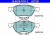 Комплект тормозных колодок, дисковый тормоз 13.0470-7221.2 ATE 13047072212 (фото 1)