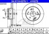 Тормозной диск 24.0110-0279.1 ATE 24011002791 (фото 1)