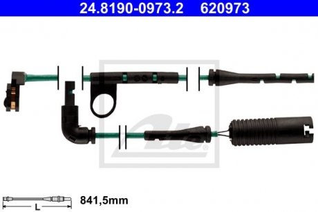 Датчик износа тормозных колодокRANGE ROVER III 09- ATE 24819009732 (фото 1)