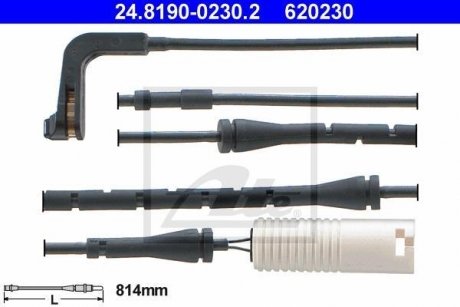 Датчик зносу гальмівних колодок ATE 620230