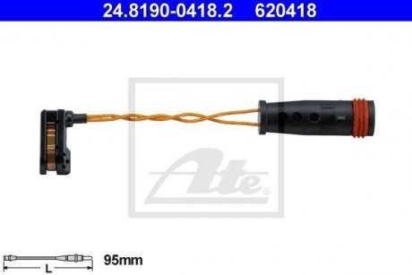 Датчик износа тормозных колодок ATE 620418