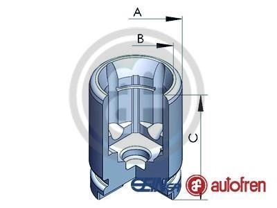 Елементи гальмівного супорта SEINSA AUTOFREN D025233 (фото 1)