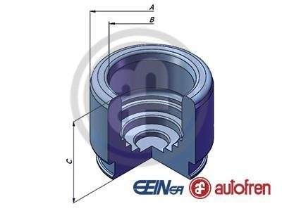 Поршень гальмівного супорта SEINSA AUTOFREN D025320