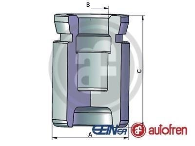 Поршень тормозного суппорта CHRYSLER T. PT CRUISER 00-10 SEINSA AUTOFREN D025370