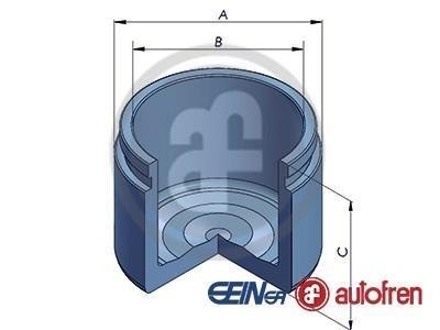 Поршень, корпус скобы тормоза SEINSA AUTOFREN D025409