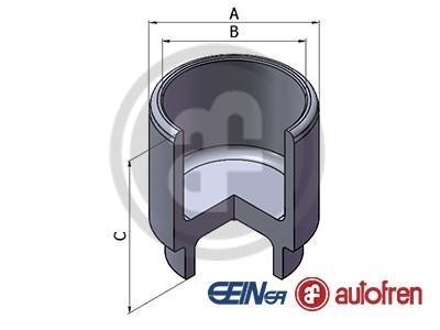 Поршень гальмівного супорта SEINSA AUTOFREN D025414 (фото 1)