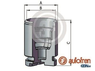 Поршень SEINSA AUTOFREN D025637 (фото 1)