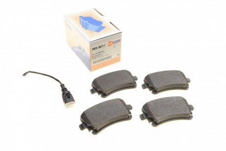 КОЛОДКИ ГАЛЬМІВНІ AUTOTECHTEILE 369 8017