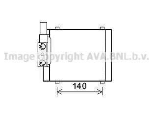 Радіатор масла, двигательное масло AVA QUALITY COOLING AVA COOLING AI3325