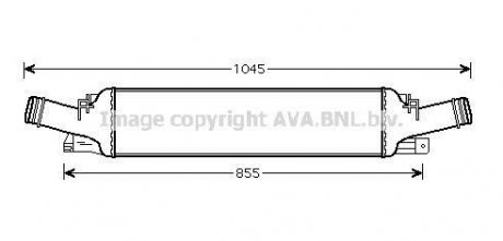 Интеркулер AUDI (выр-во AVA) AVA COOLING AI4294