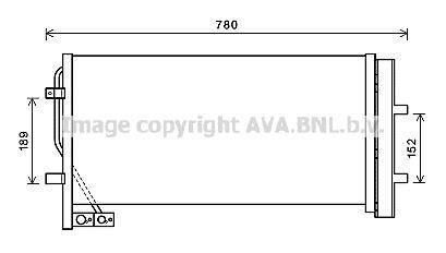 Радіатор кондиціонера AVA QUALITY COOLING AVA COOLING AI5382D (фото 1)