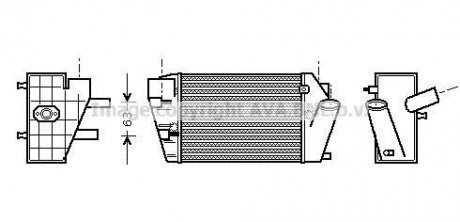 Интеркулер AVA COOLING AIA4187