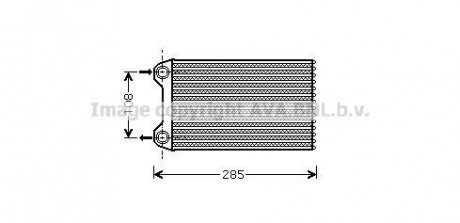 Теплообменник, отопление салона AVA COOLING AIA6223